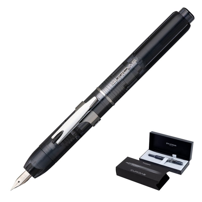 Platinum Fountain Pen, Curidus, Graphite Smoke, Fine Point, PKN-7000#7-2 - Image 1